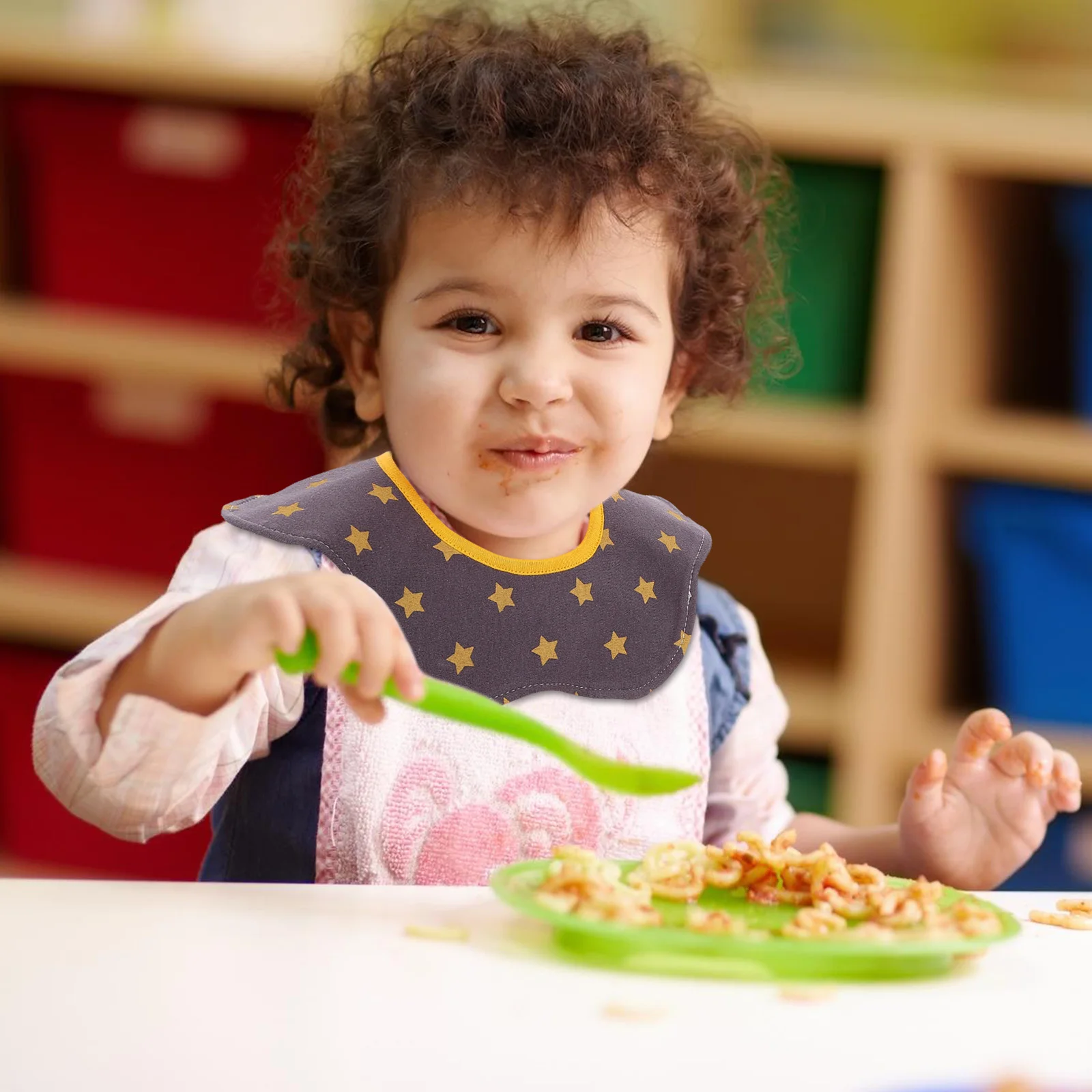 

5 шт., детские нагрудники для слюны, хлопковые слюнявчики для новорожденных, обеденные дышащие полотенца на 360 градусов, детские нагрудники, хлопковые нагрудники для младенцев