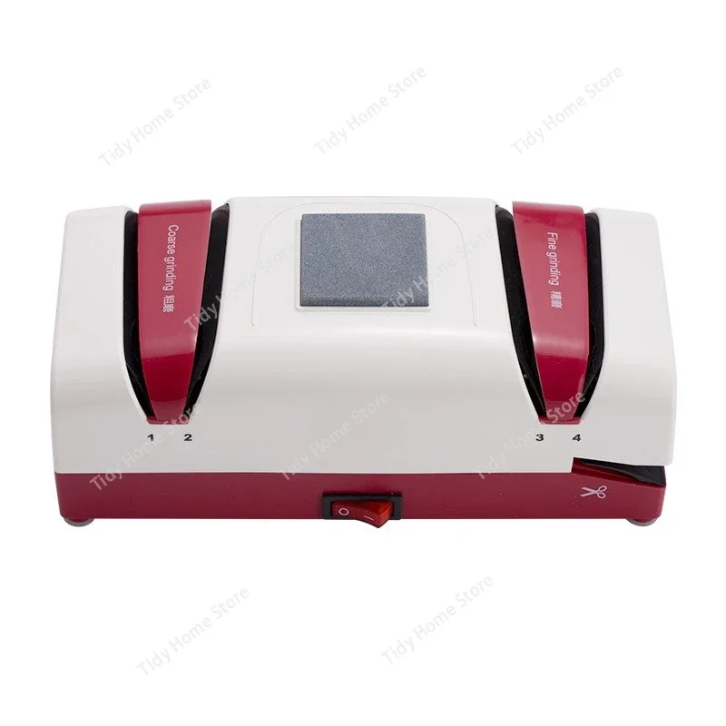 Electric knife sharpener, fully automatic, high-precision and multi-functional knife sharpener, quickly sharpens kitchen knives