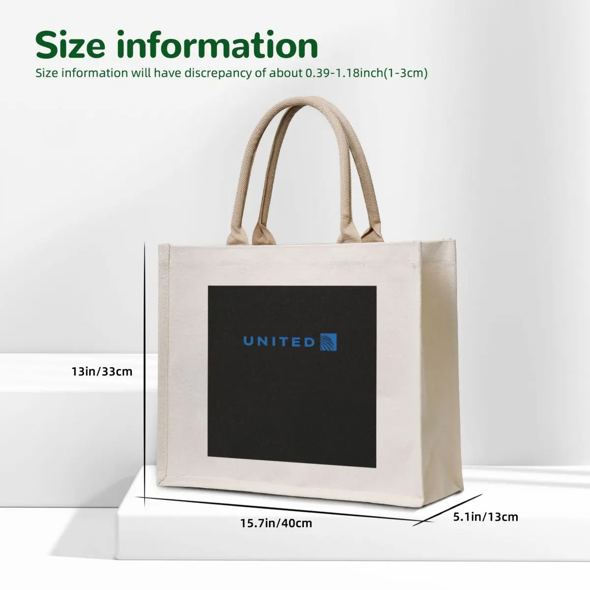 United Airlines Tote Bag shoping bag reusable shopping bags Shopping bags tote bag woman