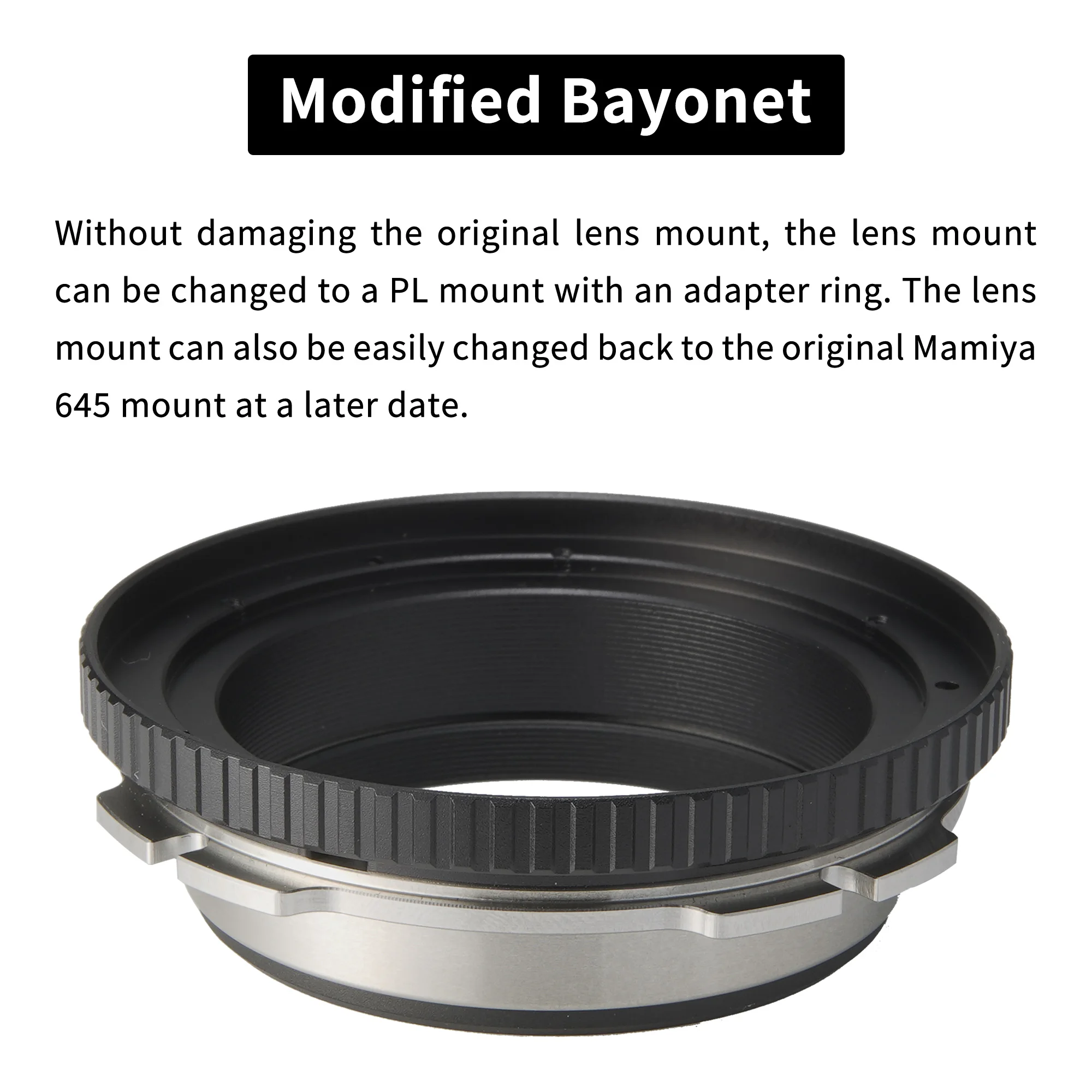 XPIMAGE M645 to PL Lens Mount Modify Adapter Kit Compatible with Mamiya 645 Lenses for ARRI PL Camcorder Carmeras