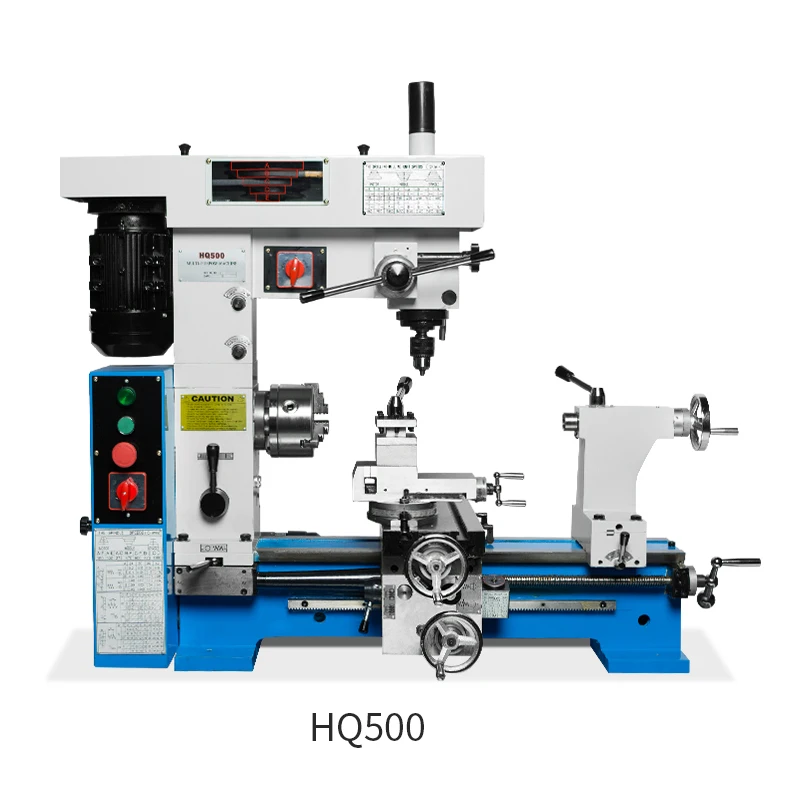 Multi-Function 3-in-1 Lathe Milling Drilling Machine HQ500 HQ800 For Metalworking