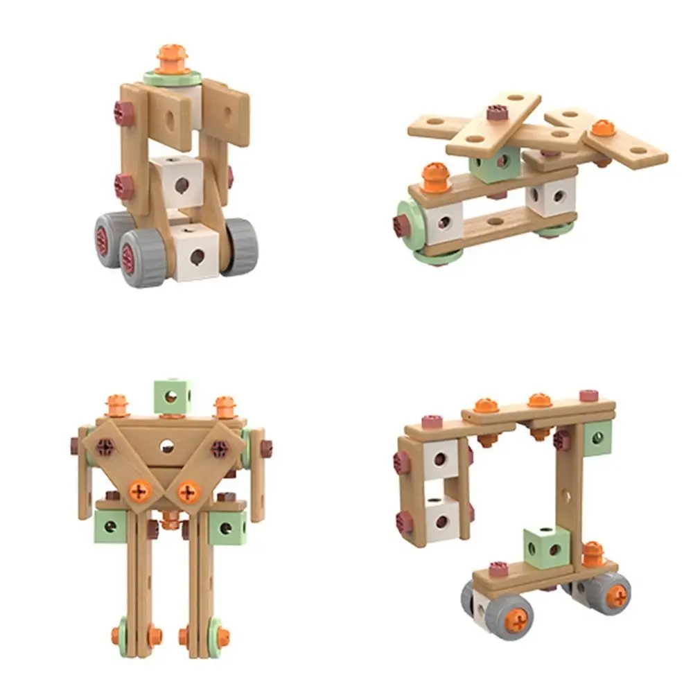 59/100/143 pezzi simulazione educativa per bambini cassetta degli attrezzi di manutenzione plastica Montessori apprendimento strumento in legno Playset kit fai da te