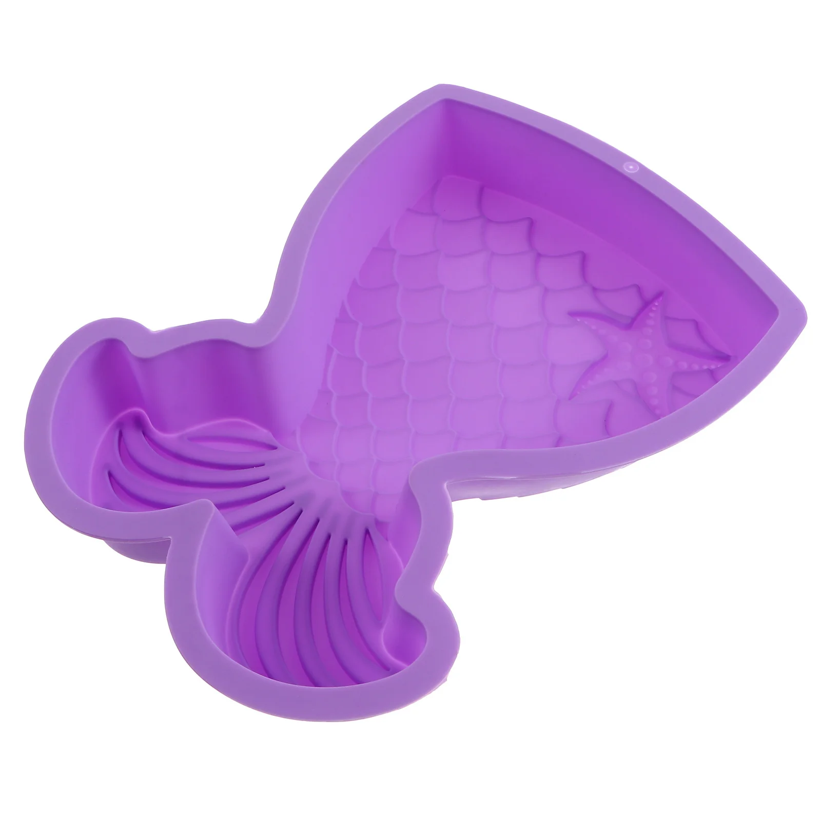 

Mermaid Shaped Silicone Baking Pan Nonstick Cake Mold for Easy Release Quick Heating Baking Molds Oven Bakeware