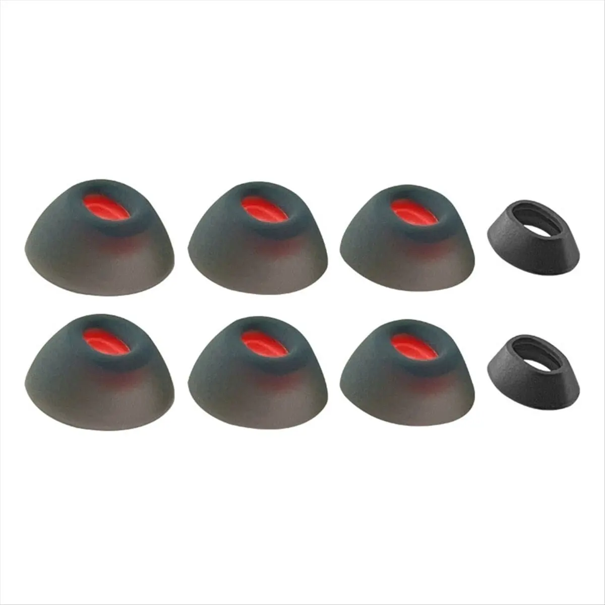 SCLS 8Pcs Silicone Ear Tips Earbuds for Tune Flex Bluetooth-Compatible in-Ear Earphones Replacement Super Soft Ear Buds A