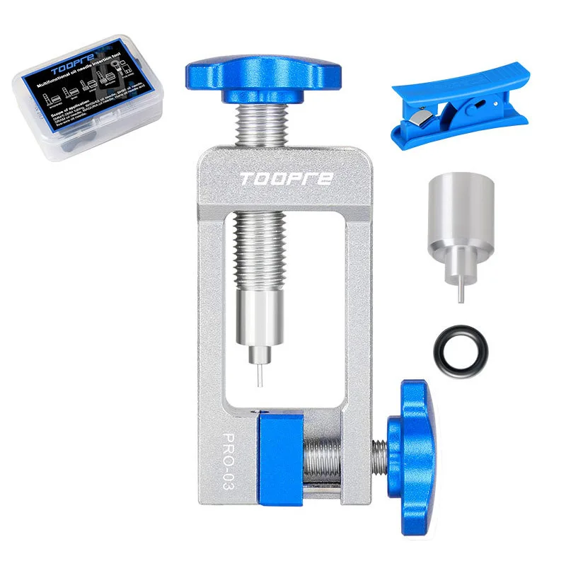 toopre Oil needle Insertion Tool Installation T head Tubing Five-line Body Truncation Compatible Cycling Multifunction tools