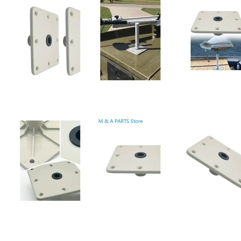 U1JF Marine Canoes Seating Pedestals Aluminum Base Pin Post Socket Suitable for Safe Comfortable Boating Fishing and Boats