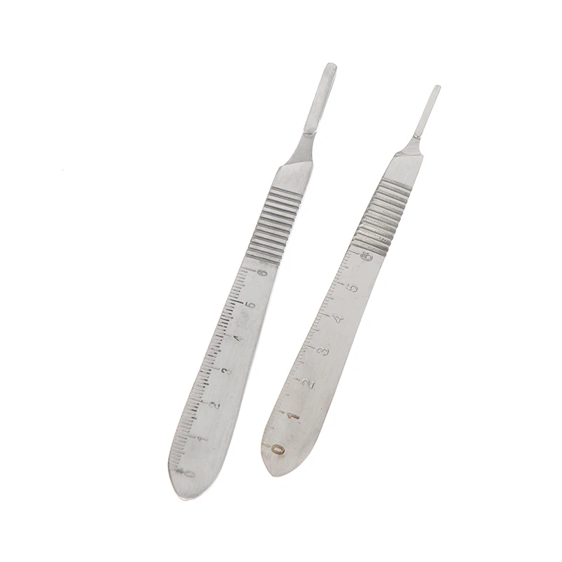 

Utility Medical Surgical Knife Replacement Blade Handle With Scale DIY Cutting Hand Tools 3# 4# Stainless Steel Scalpel Handle