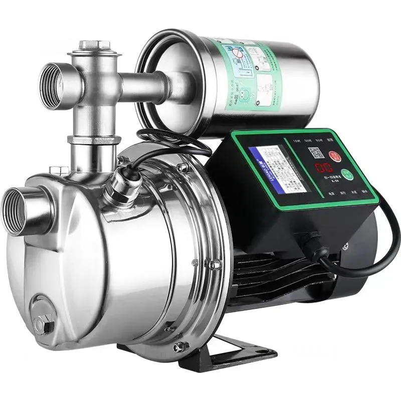 Stainless Steel Booster Pump Self Priming Jet Pressure Pump Automatic Household Water Well Tap Water Supply System High Power