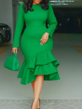 10 best sales Vestidos femininos para ir à igreja - №3