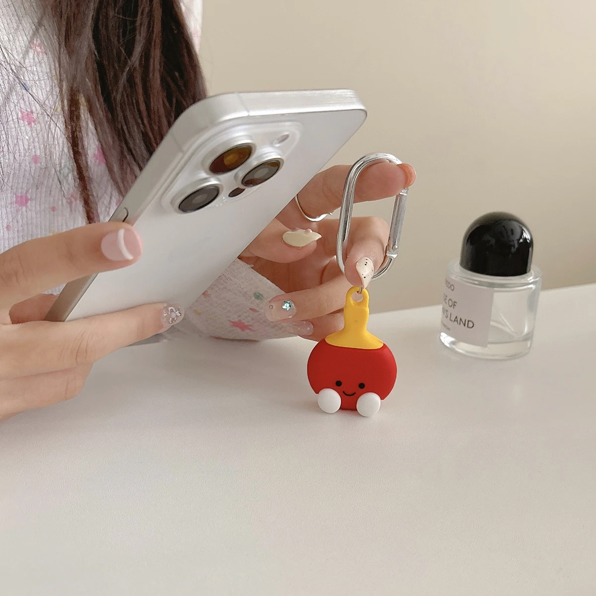 เคสซิลิโคนป้องกันการสูญหายลายการ์ตูนสำหรับ airtags น่ารักแบบเกาหลี