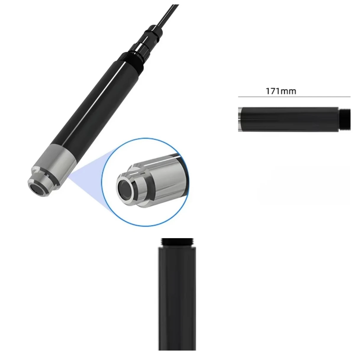Industrial  Sensor Dissolved Oxygen Probe, RS485  Digital Dissolved Oxygen Meter for Water Quality Test