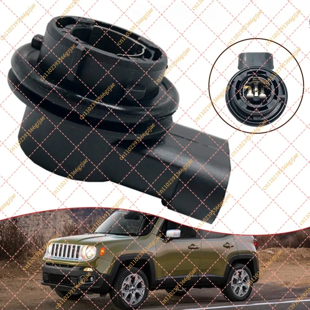 3-Pin Bulb Socket Holder PY21 Base 68285062AA for Jeep Renegade Daytime Running Light, Replacement Part