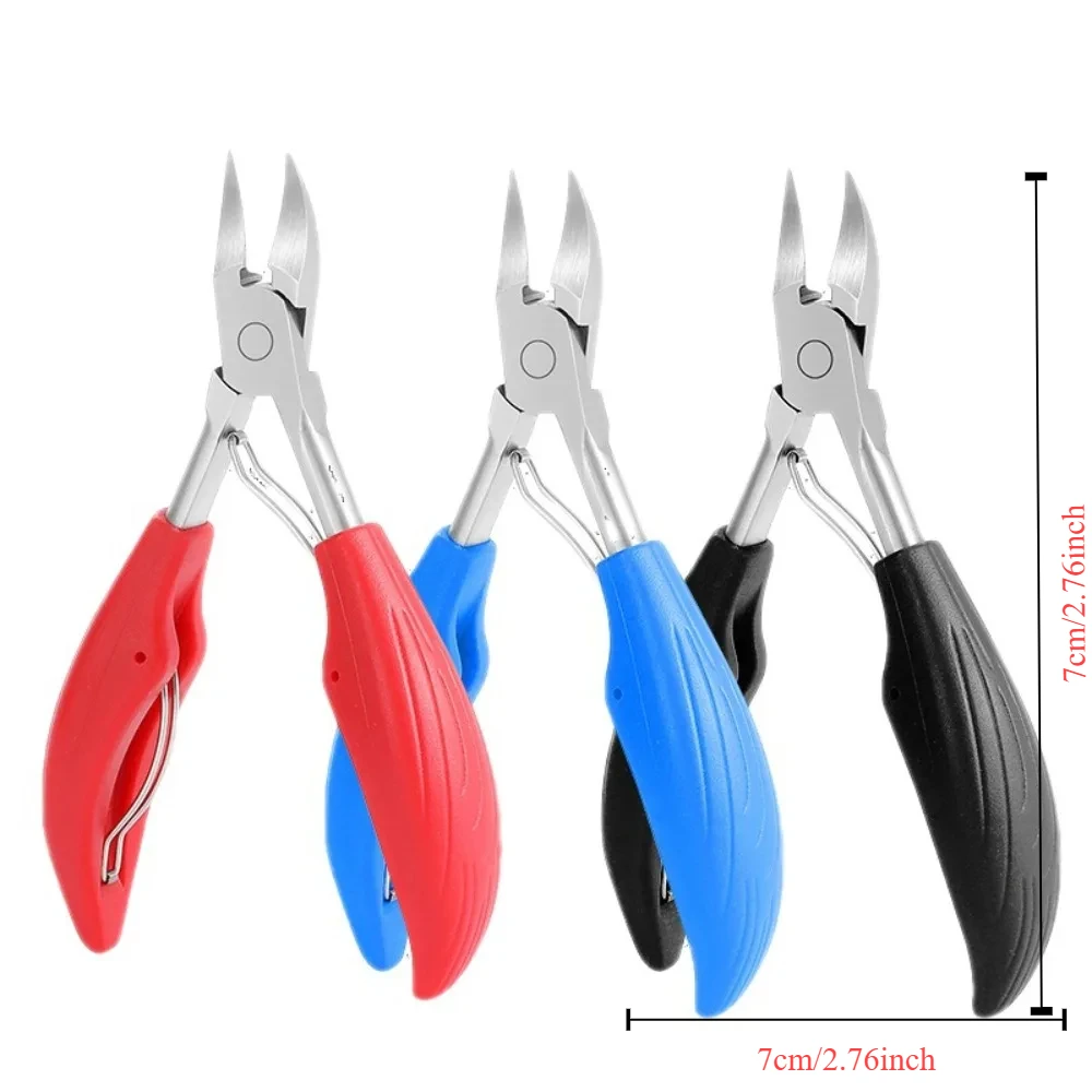 Nail Clipper Eagle Nose Cutter Ingrown Toenail Thick Nail Dead Skin Remover Cuticle Scissors Sharp Curved Blade Manicure Tools