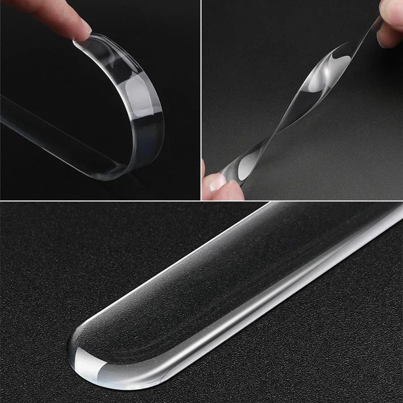 لأودي A4 B5 B6 A3 8P 8V 8L A5 A6 C6 C5 A1 A7 A8 Q2 Q3 TT باب السيارة حافة المضادة للخدش الاصطدام حماية قطاع ملصقات #5