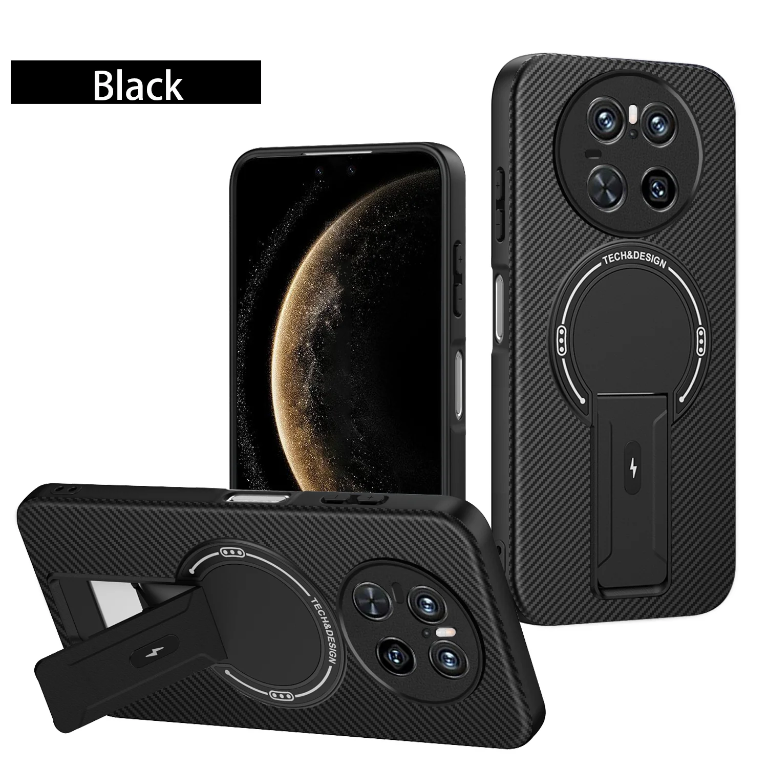 For Huawei Mate 70 Case Huawei Mate 70 Pro Phone Case Huawei Mate70 Mate70Pro Cover Magnetic Mounting Bracket Protect Back Cover