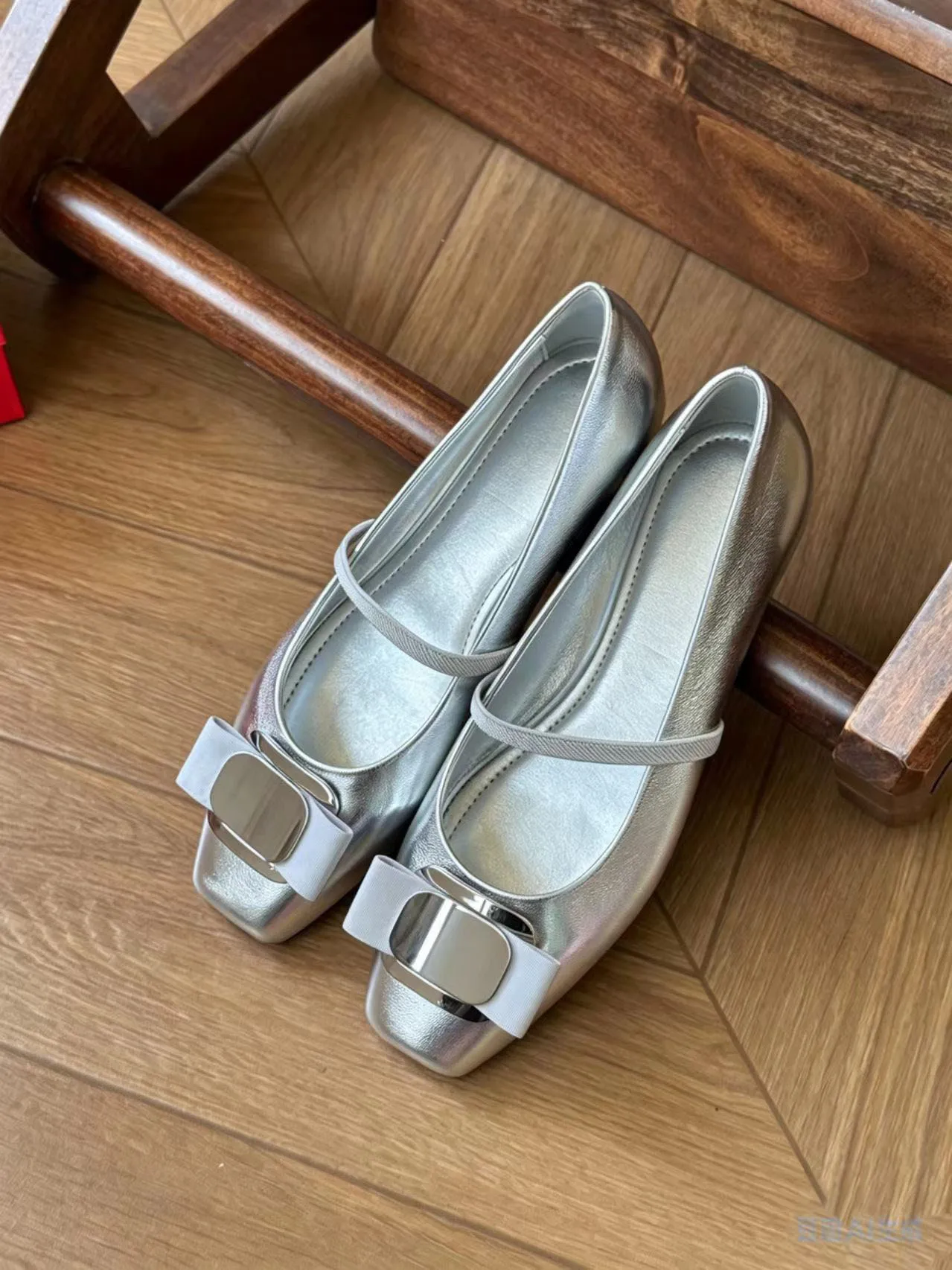 

Women Bow Mary Jane Ballerina Flats Shoes