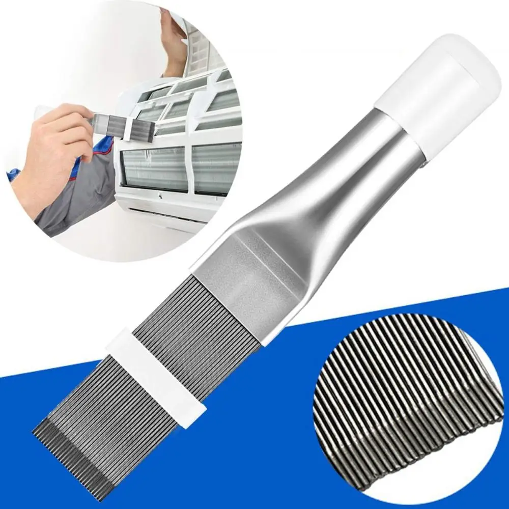 Folding Radiator Air Conditioner Fin Cleaning Tool Coil Comb Brush Repair Tool