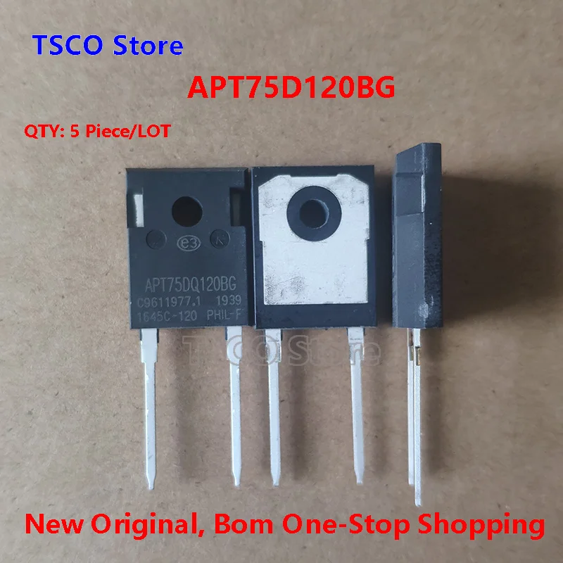 

APT75DQ120BG (5piece/LOT) 75A/1200V 100%new original