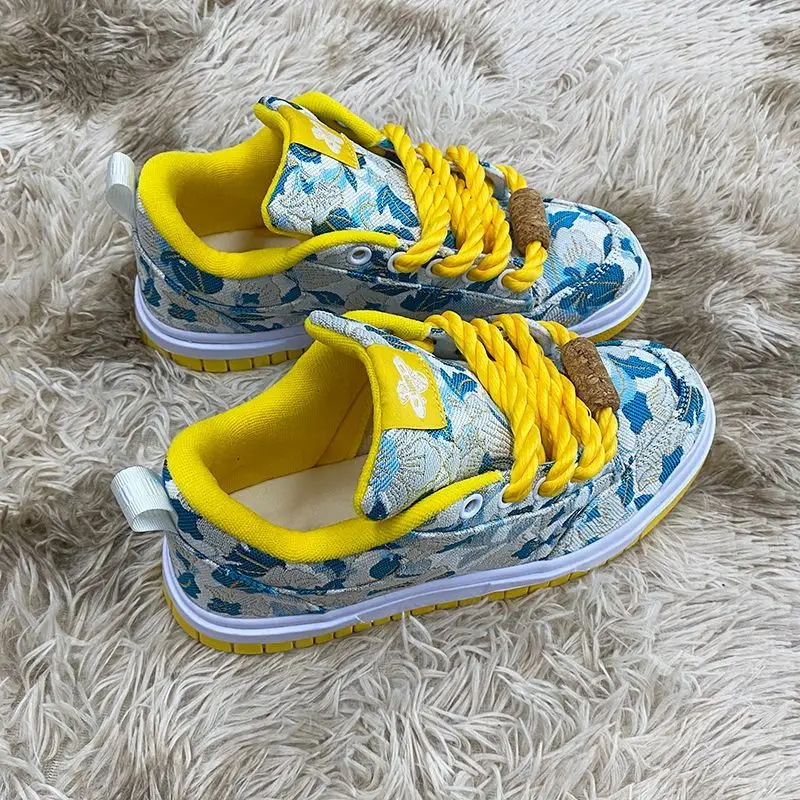 Chunky Sneakers Outdoor Sneakers New Platform Vulcanized Shoes Breathable Casual Shoes Non Slip Comfortable Running Shoes