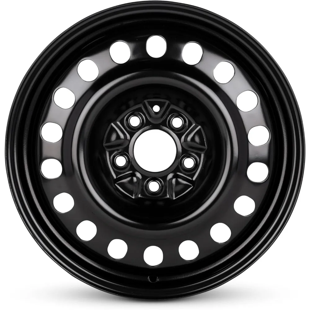 

For 2008-2021 Kia Forte 17 Inch Painted Black Rim - OE Direct Replacement - Road Ready Car Wheel