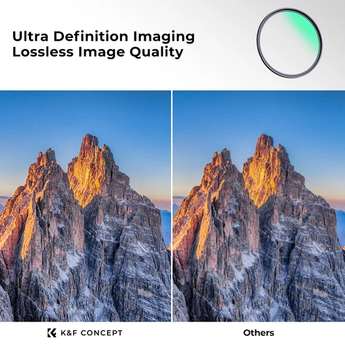 Imagen 2 del producto K & F Concept Lente de filtro UV Protección multicapa Revestimientos Nanotech Ultra delgado 49 mm 52 mm 58 mm 62 mm 67 mm 77 mm 86 mm 95 mm