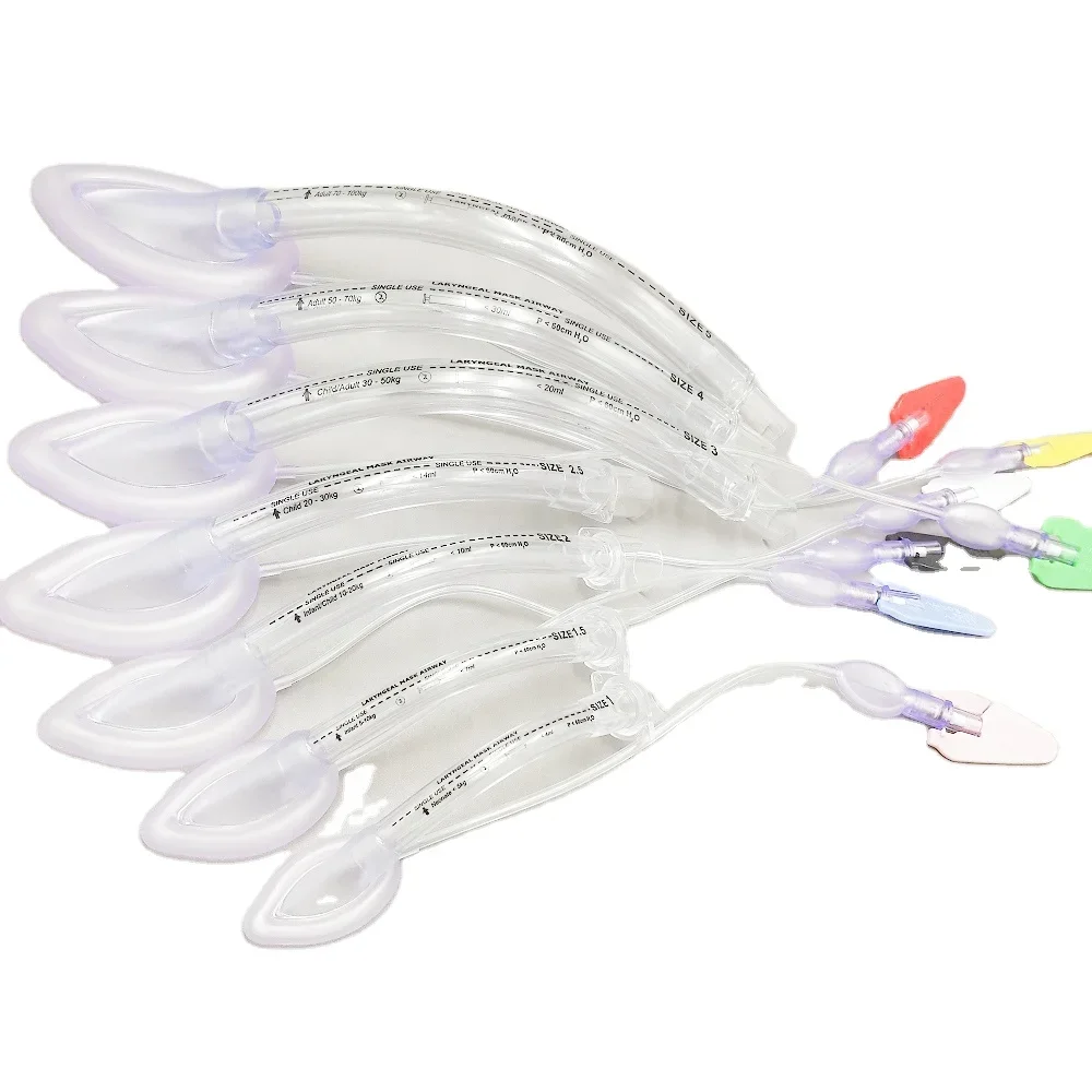 China Low Price Wholesale Medical Consumable Disposable Endoscope Instrument PVC SoftCushion  Video Laryngeal Mask Set