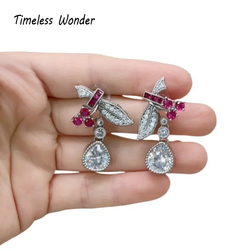 

Timeless Wonder Fancy Zircon Geo Bowknot Stud Earrings for Women Designer Jewelry Sweet Gift Brincos Trendy Top Mix Rare 3255