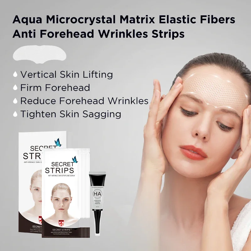 Bio Collagen Beauty Anti Wrinkle Mask Anti Forehead Wrinkles Care Strips Patch Anti Aging Face Masks