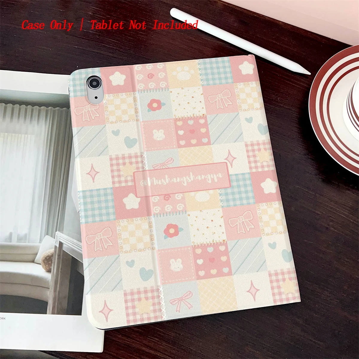 

2025 Pink Cute Pattern Print - Suitable for multiple Apple tablet cases of iPad/iPad pro/iPad air/iPad mini