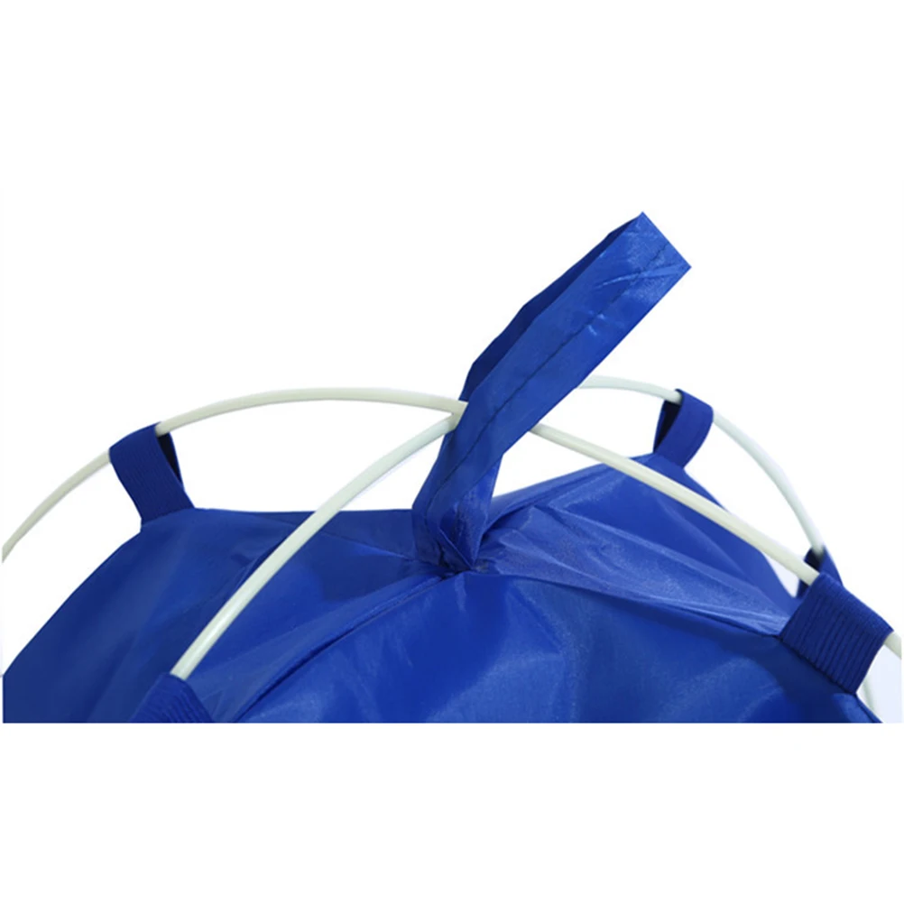 

Pet Tent Waterproof Oxford Cloth Detachable Fiber Rod Foldable Lightweight Outdoor Dog Cat Sleeping Bed Travel Supplies Blue