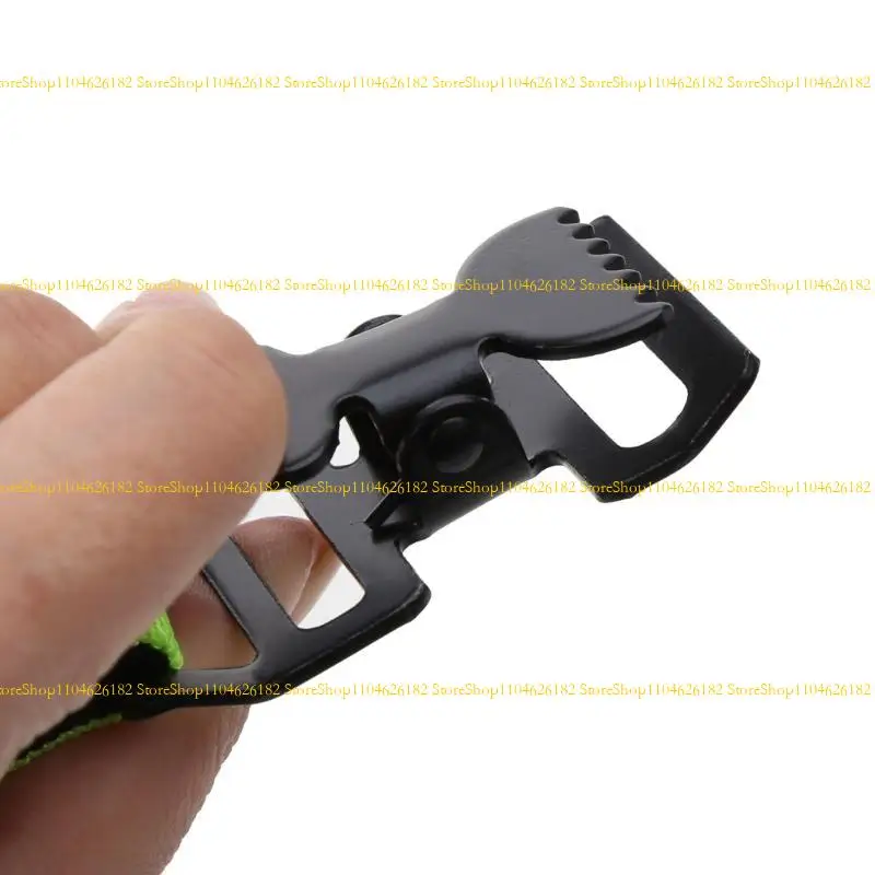

Q2Q4 Fluorescent-Green Work Glove Strap Reflective Rescue Turnout Gear Clip