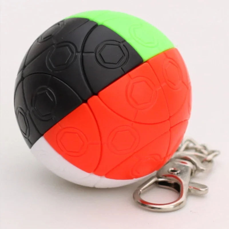 1PC Portachiavi Puzzle Cubo Magico 3x3x3 Cubo Zaino Ciondolo Cubo 2x2 Cubo Magico Bel Gioco Cubo Portachiavi Cubo Giocattoli