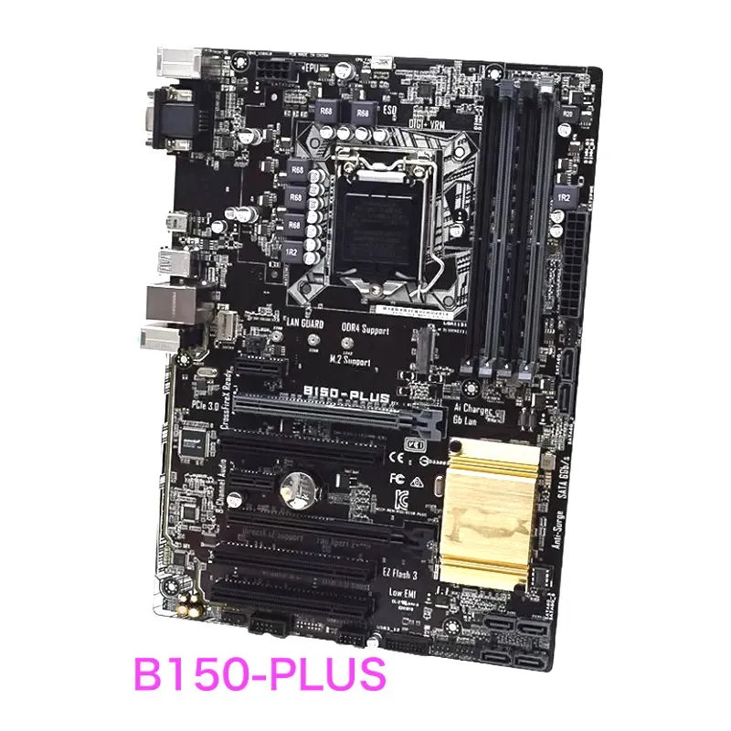 Suitable For ASUS B150-PLUS Motherboard 64GB LGA 1151 DDR4 ATX B150 VGA+DVI Mainboard 100% Tested OK Fully Work