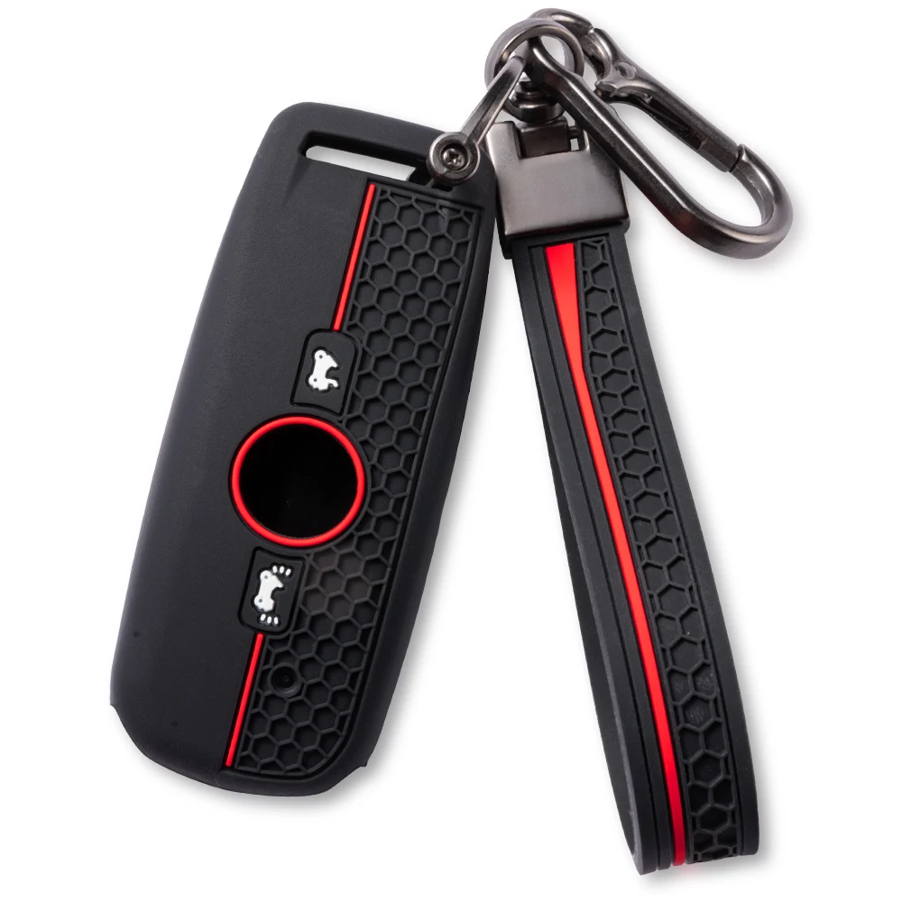 Keychain Protect For Honda GL1800 Gold Wing GoldWing 2018 2019 2020 Silicone Motorcycle Key Case Shell Cover