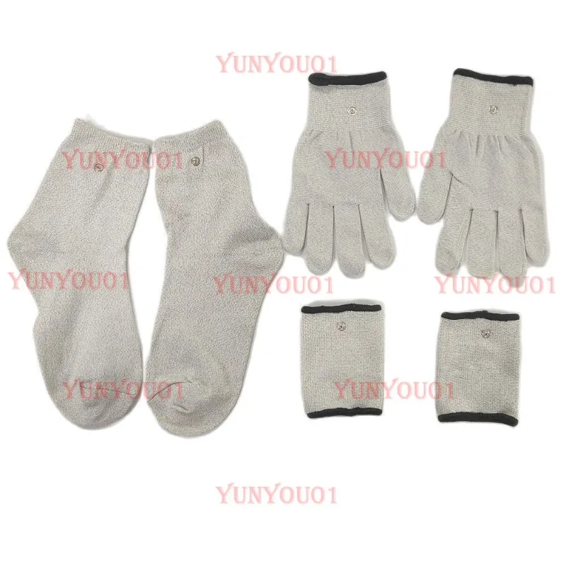 Silver Fiber Physiotherapy Instrument Conductive Pulse  Massage Electrode Gloves, Wrist Guards, Socks, Knee Pads, Pads