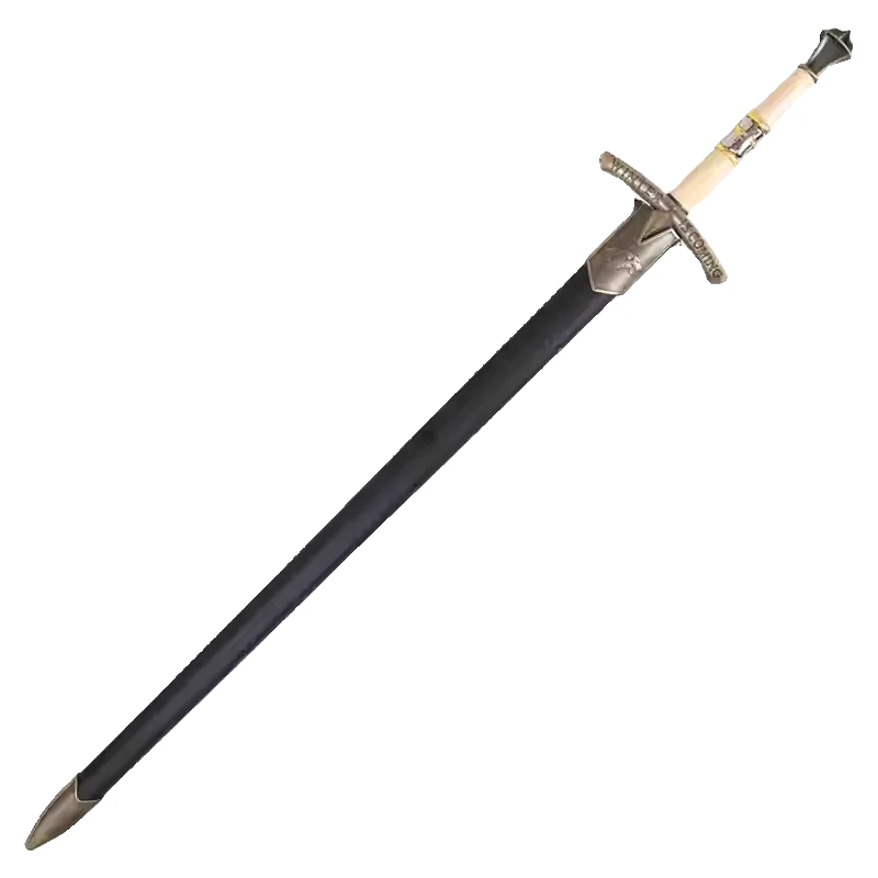 Wolf Head Ice Sword,winter is coming, Song of Ice and Fire, Stark Stainless Steel Sword blade cosplay model,Real sword Not Sharp