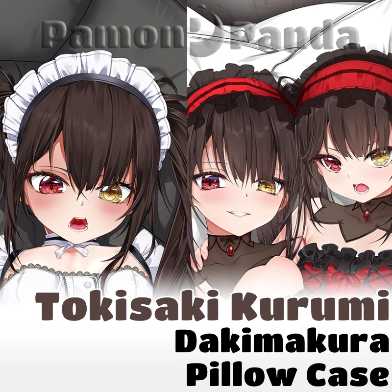 Tokisaki Kurumi Dakimakura Date A Live Pillowcase Hugging Full Body Sexy Pillow Case Cushion Cover Home Bedding Decor Otaku Gift