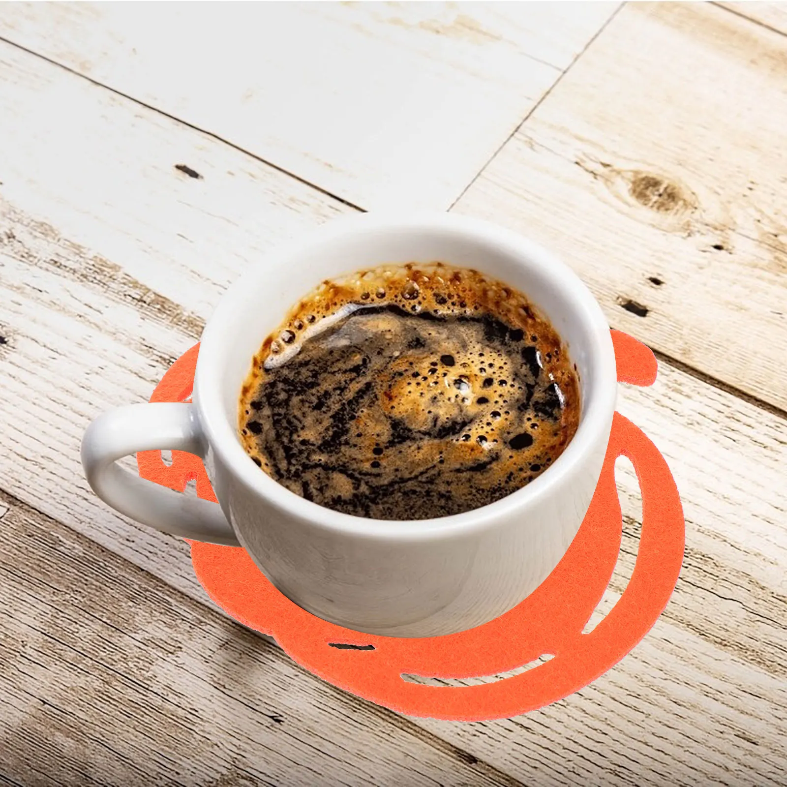 

6Pcs Skull Cup Pads Non-Slip Heat Insulation Coasters for Home Party Decorative Mug Mats Heat Insulation Coaster