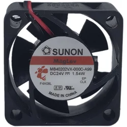 New Original For SUNON MB40202VX-000C-A99 DC 24V 1.54W Silent Cooling Fan 4020 4CM