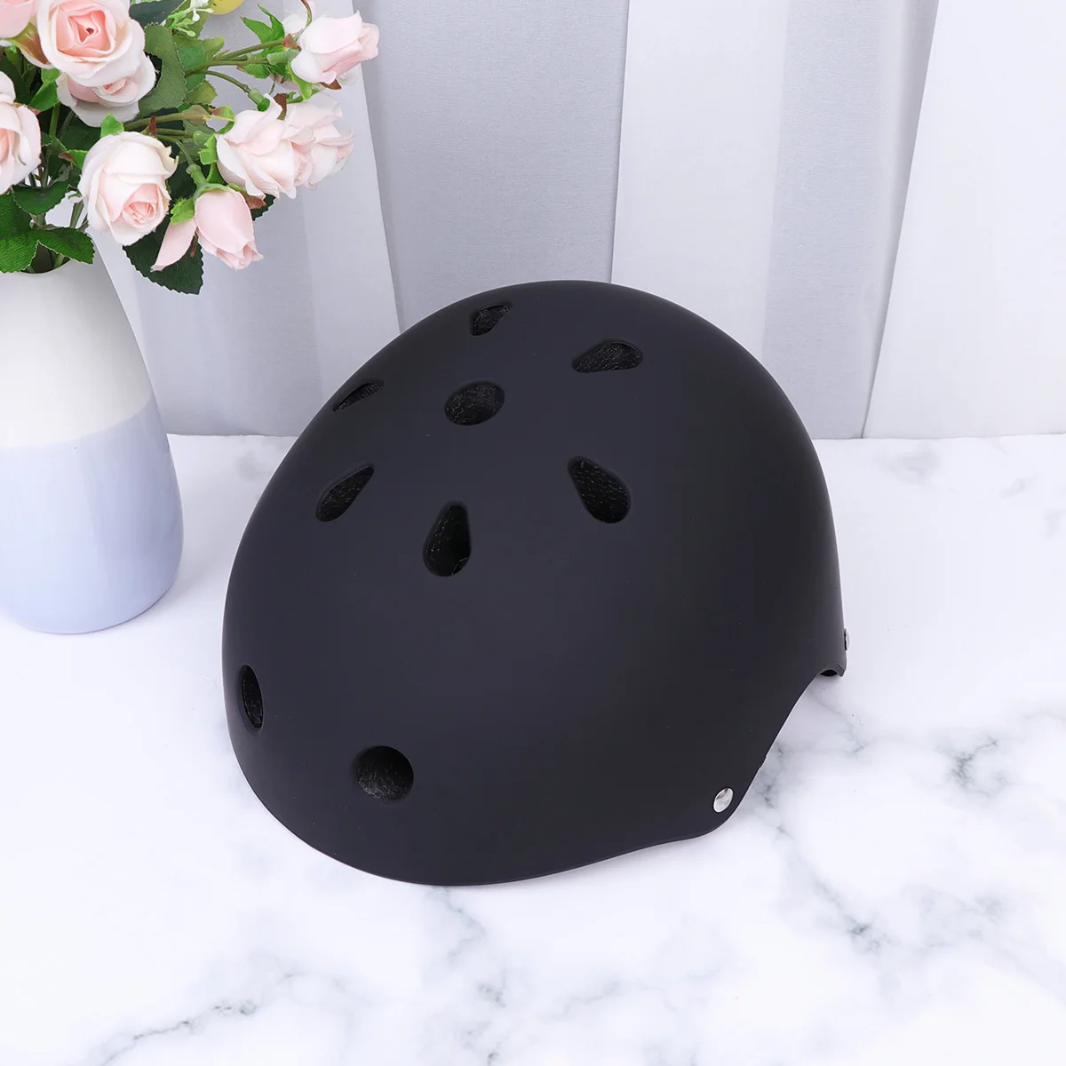 Черный размер S 49-53 см, безопасный регулируемый мультиспортивный гоночный скейт, тачка, велосипедный аксессуар