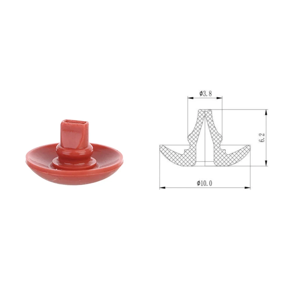 10PCS FVMQ Red Duckbill Umbrella Combined Rubber Valve Customizable Factory Direct