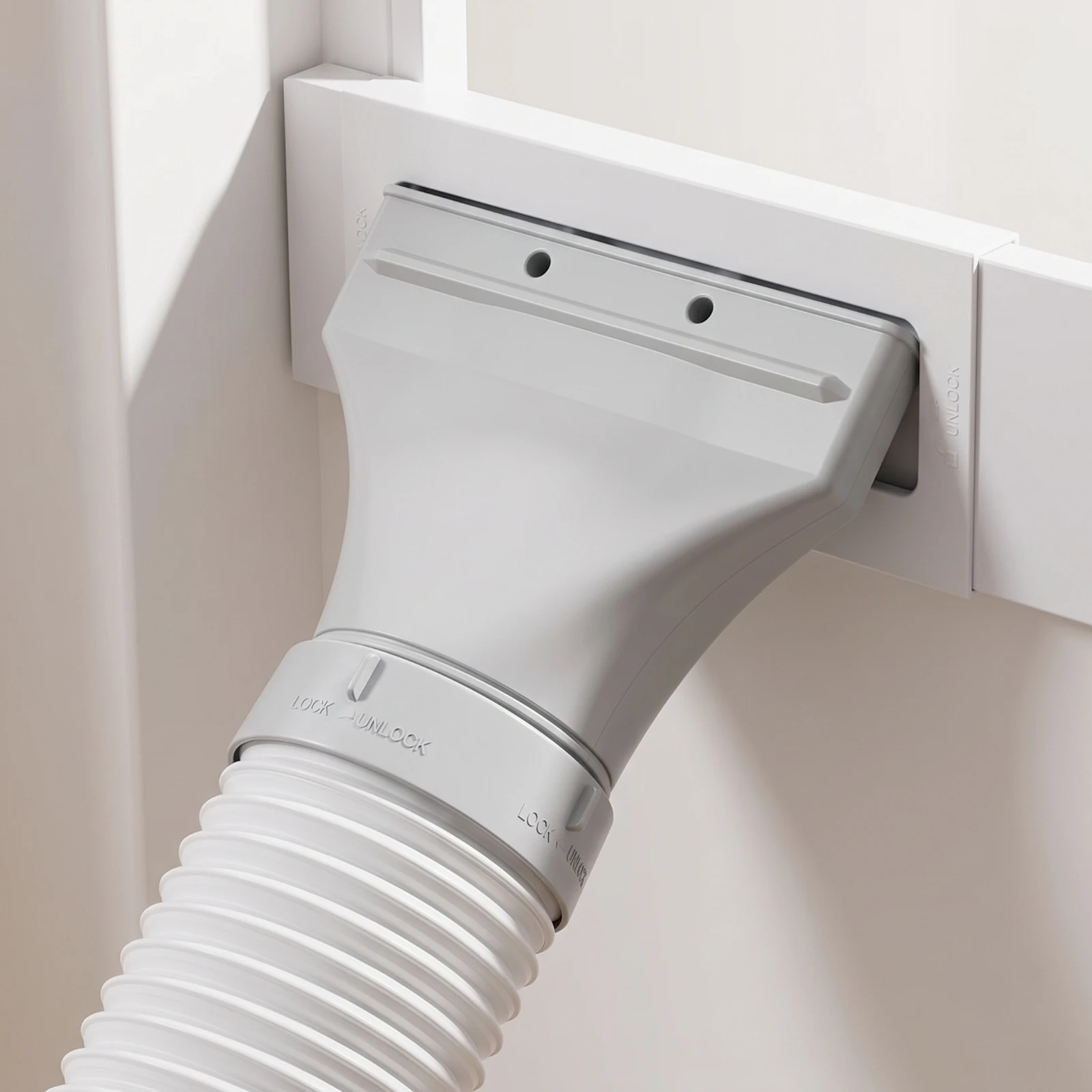 Portable Air Conditioner Exhaust Hose Coupler Easy Portable Air Conditioner Exhaust Hose Adapter Window Duct Connector