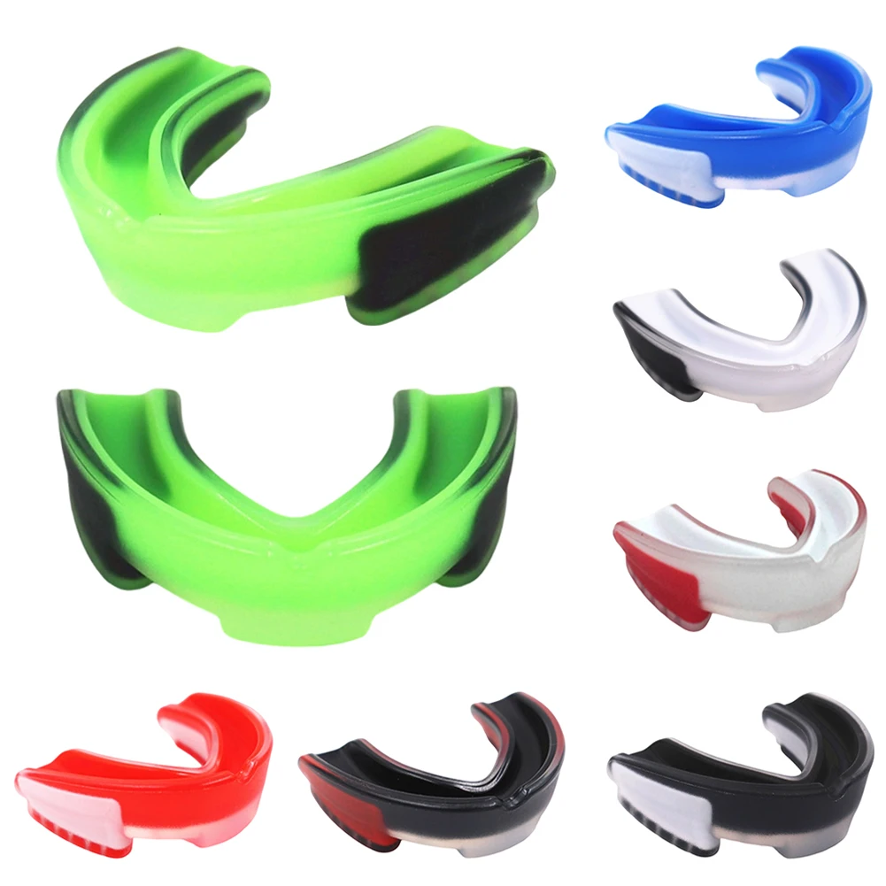 حماية أسنان EVA للبالغين والأطفال، واقي الفم، واقي الأسنان لملحقات الملاكمة الرياضية، دعامة أسنان كرة القدم