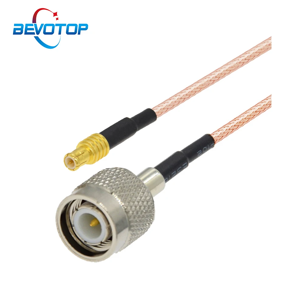 BEVOTOP TNC Male to MCX Male Plug Connector Pigtail Mini PCI WIFI WLAN Antenna Adapter RF Coaxial Extension Coaxial Cable Cord