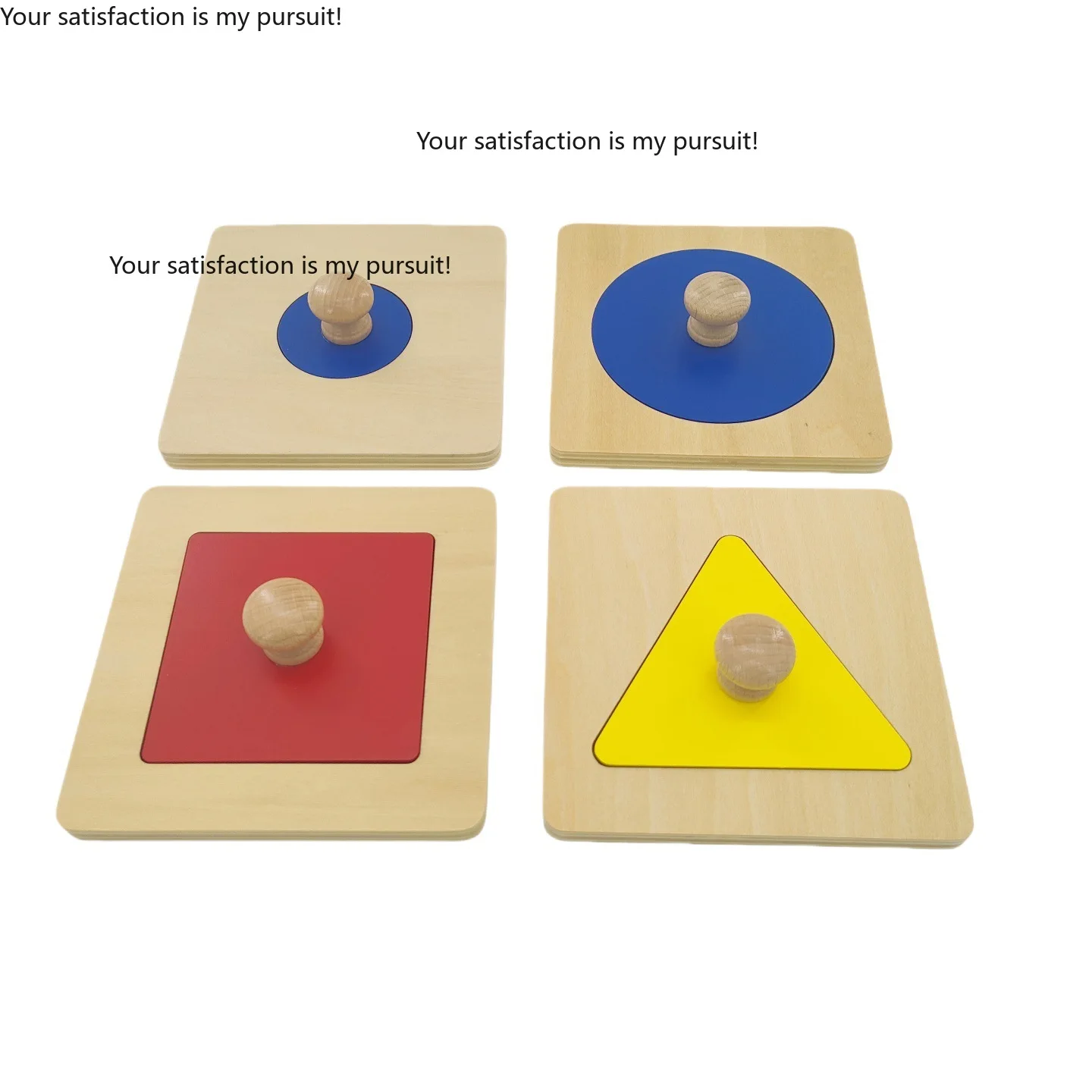 For Montessori Multiple Circle & Basic Shape Inset Boards Kids Geometric Cognition Early Educational Matching Toy