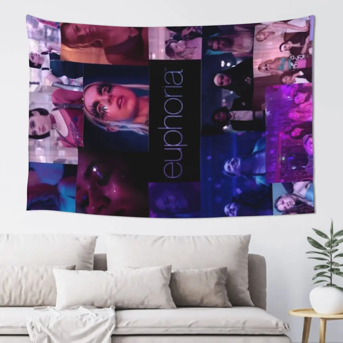 

euphoria collage Tapestry Bathroom Decor Home And Comfort Decor House Decorations Funny Tapestry