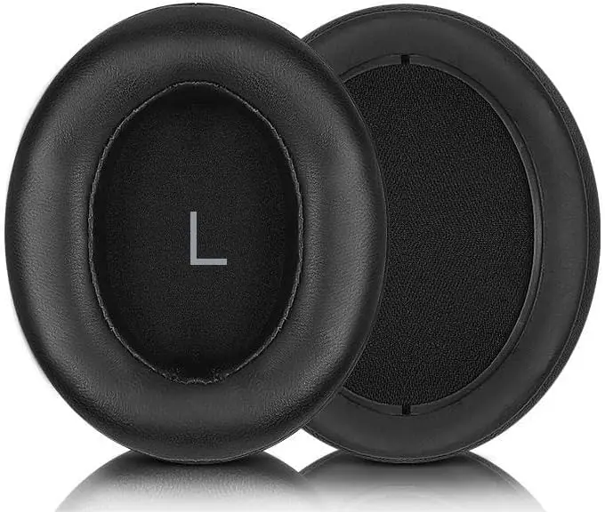 with Snap Replacement Earpads Protein Leather Ear Cushions Quite-Comfort Headset Ear Pads Earmuff Repair Parts for Sennheiser