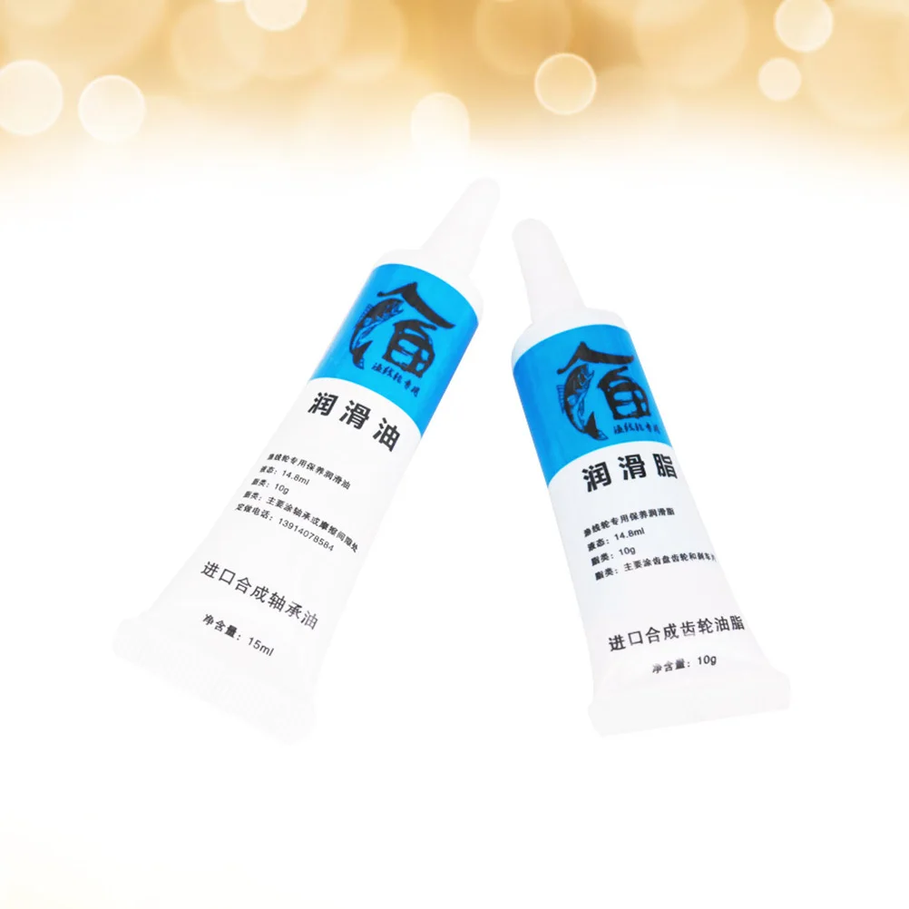 

2Pcs Reel Lubricant Oil Tool Set Fishing Reel Maintenance Grease Bearing Lubricating Gear Noise Reduction Fish Wheel Repair Kit