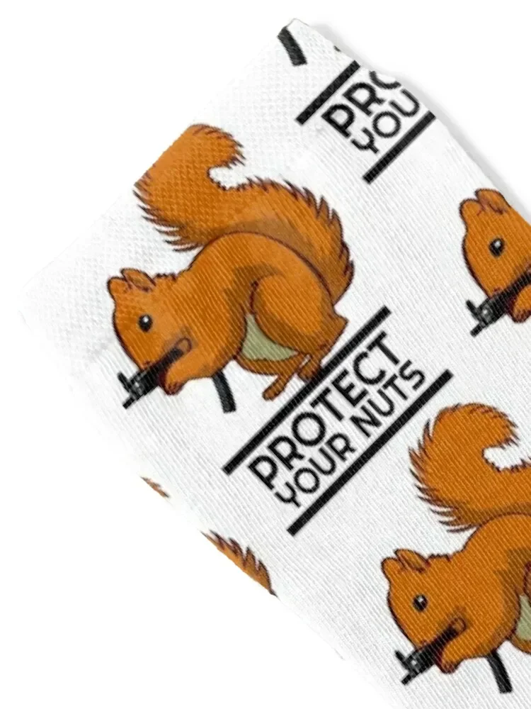 Protect Your Nuts Socks Rugby warm winter with print Designer Man Socks Women's