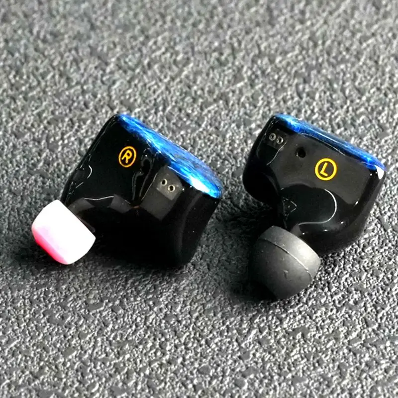 سماعات أذن XINHS HS98 الرائدة - 1DD+4BA+2EST - غلاف ياقوتي - صوت دافئ وشفاف - درجة HiFi Audiophile #4